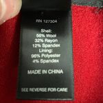 Ali Miles Red Jacket Coat Wool blend feminine flowy loose size 2X Plus Mature Photo 4