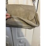 Free People Crossbody Bag Purse Gray Flap‎ Closure Silver Accent Zippers Casual Photo 2