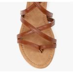 New Luffymomo Women's Gladiator Sandals Flat Fisherman Thong Strappy Sandals 10 Brown Photo 1