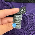 Enfocus Studio , New Asymmetrical Purple Lace Dress, size 12 Photo 5