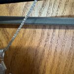 Elegant moissanite Cross Pendant Necklace Silver Photo 2