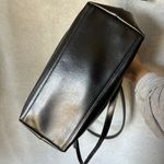 Ralph Lauren  Cowhide Black Leather Hobo shoulder Bag Double Strap Sleek Photo 5