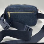 Isaac Mizrahi  Beige / Blue Jean Belt Bag B95 Photo 4
