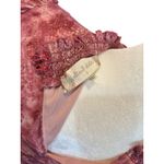 Altar'd State Tiered Mini Dress Ruffle‎ Mock Neck Long Sleeve Pink Snakeskin Print Photo 6