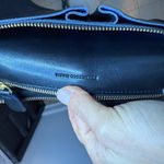 Francesco Biasia Black Leather Pocket Handbag Photo 5