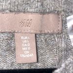 H&M  L Wool Blend Cable Knit Sweater Gray Photo 3