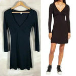 BP Urban Outfitters Black Long Sleeve Knit Dress NEW Size XXS Photo 1