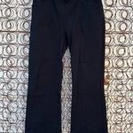 Betabrand  Black Straight Leg Two Pocket Dress Yoga Pants Photo 0