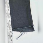 Mother Inside crop step fray guilty racer black with white stripe jeans sz 29 Photo 12