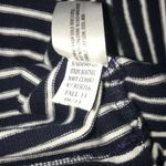 Gap Womens Dress Size Small Navy Blue White Striped Short Sleeve Fall Cotton Photo 7