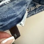 Empyre Eileen Checkered Striped Medium Wash Mom Zumiez Distressed Jeans 5 Blue Size 25 Photo 4