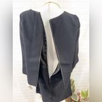 Lafayette 148 New York Back Zip Layered Black 100% Virgin Wool Dress Size 6 Photo 7