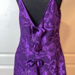 Frederick's of Hollywood VTG RETRO FREDRICKS OF HOLLYWOOD PURPLE LINGERIE SLIP DRESS Photo 6