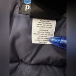 Patagonia VTG 90s Women’s Sz:M Blue Parka Jacket Hooded Puffer Insulated zip Photo 5