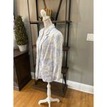 Thakoon Collective Tie Dye Pastel Blazer Jacket Blue White Womens 4 Photo 6