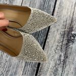 Betsey Johnson  Silver Rhinestone Paige Women's Block Heel Pumps Photo 4