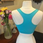 Seamless Turquoise Sports Bra Blue Size M Photo 3