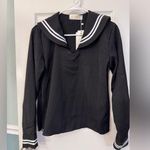 NWT Bailip Hil | Black Naval Shirt, Size S Photo 0