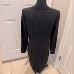 Escada Black Classic Lined Dress long sleeve Gold Label size 170/92A us medium Photo 1