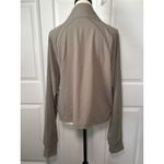 Gottex NWT  Peach Skin Pullover Athleisure Activewear‎ Mock Neck 1/4 Zip Top XL Photo 2