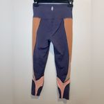 Free People Movement Topaz Leggings Small High Waist Colorblock Purple Photo 3