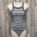 Forever 21  Striped Racerback Bodysuit Women’s Size L Photo 0