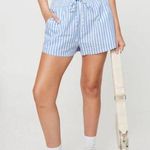 Princess Polly CHARMEN SHORTS BLUE / WHITE Photo 2