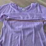 Umgee Lavender Layered Tunic Top Boho relaxed Flowing Sheer Blouse Size Small Photo 5