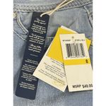 7 For All Mankind Seven  Powell Blue Knit Denim Shorts Sz 8 NWT Photo 10