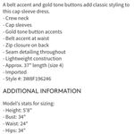 Sharagano NWT White Belted Cap Sleeve Sheath Dress Photo 2