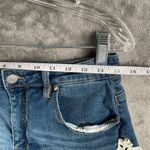 Almost Famous  Floral Jean Shorts Juniors' 11 Denim Lace Trim Distressed Boho Y2K Photo 3