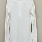Addison Bay  White‎ 1/4 Zip Long Sleeves Lightweight Pullover Size Small Photo 0