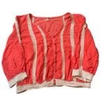 Free People red button front cottagecore blouse size S Photo 1