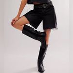 Free People NWOB  Lola Tall Leather Boots in Black Photo 2