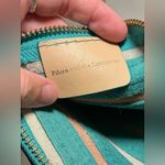 Pilcro and the Letterpress Rare  Vintage Anthropologie stripe leather wristlet Photo 4