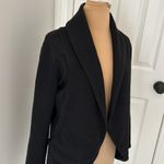 James Perse Standard  French Terry Black Open Cardigan Photo 4