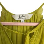 Label Ritu Kumar Yellow Green Cold Shoulder Dress Size XS Photo 2