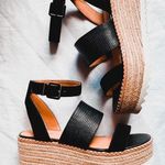 DSW Black Crown Vintage Wedge Sandals Photo 0