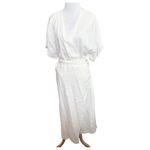 & Other Stories & Other Stories Linen Wrap Midi Dress Photo 2