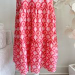 J Marie The Scarlette Sleeveless Floral Ruffle Neck Dress Orange Photo 4