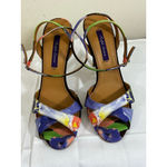 Ralph Lauren Women's Floral Heels Purple/Green Size 7 Photo 1