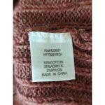 Pink Rose  Women's Cold Shoulder High Neck Sweater Dress Dark Orange‎ Size XL NWT Photo 5