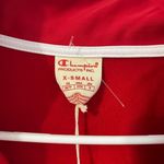 Champion Vintage champions athletic jacket snap sleeves red Xs women's track Photo 1