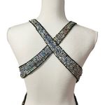 Cache Vintage  Womens Fairy Y2K Silk Evening Dress Sz 10 Sequin Formal Prom HOCO Photo 5