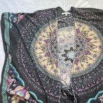 Woven Heart  Women's Mandala Boho Beach Duster,‎ Kimono Fringe Bottom Size Large Photo 5