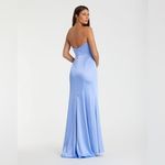 Mac Duggal  Strapless Light Blue Gown Photo 2