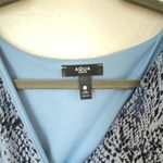AQUA NWT blue snakeskin long sleeve stress size 2X Photo 3