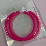 NEW 5 PIECE Vibrant Pink Hoop Earrings Photo 1