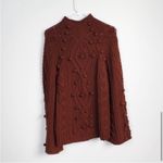 Rebecca Taylor rich mahogany mock neck sweater Photo 4
