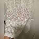 Melissa Odabash White Embroidered Pattern Lace Off Shoulder Swim Cover Up Size undefined Photo 9